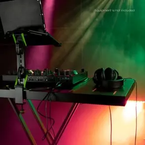 Soporte Tijera Multiproposito mesa de 48x100 cm Gravity KSX2RD ideal DJ mixer teclado