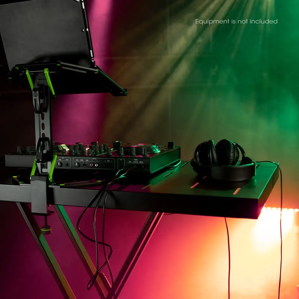 Soporte Tijera Multiproposito mesa de 48x100 cm Gravity KSX2RD ideal DJ mixer teclado