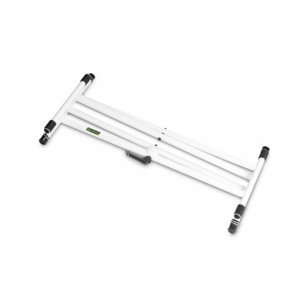 Soporte tijera doble para piano o teclado Blanco Gravity KSX2W soporta 65 kg