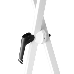 Soporte tijera doble para piano o teclado Blanco Gravity KSX2W soporta 65 kg