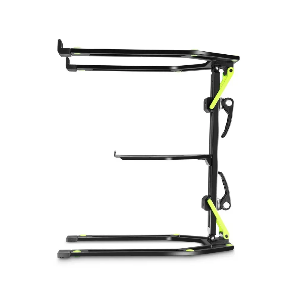Soporte de Notebook y Controlador DJ Gravity LTS01B plegable con bandeja extra