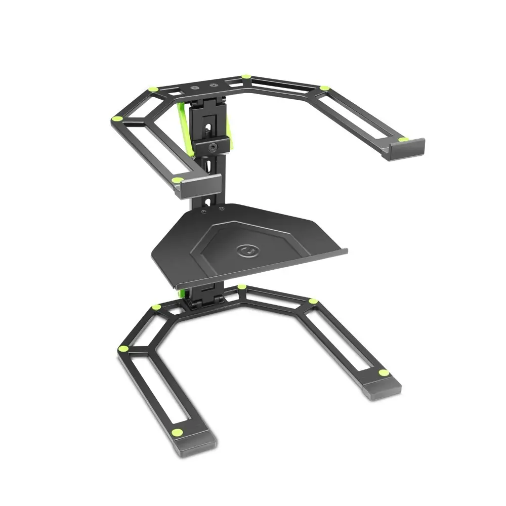 Soporte de Notebook y Controlador DJ Gravity LTS01B plegable con bandeja extra