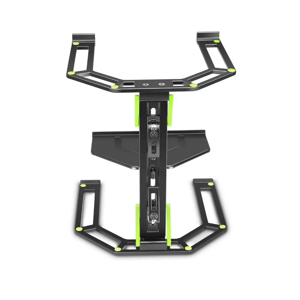 Soporte de Notebook y Controlador DJ Gravity LTS01B plegable con bandeja extra