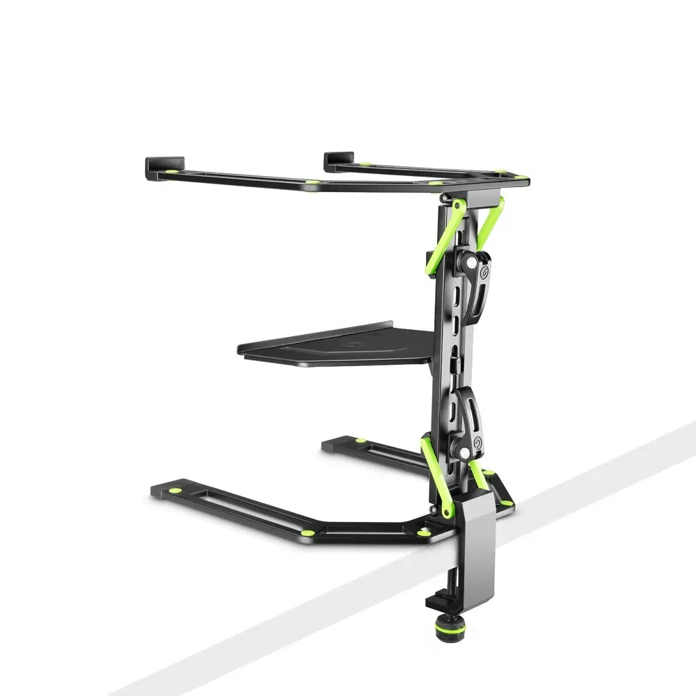 Soporte de Notebook y Controlador DJ Gravity LTS01B plegable con bandeja extra