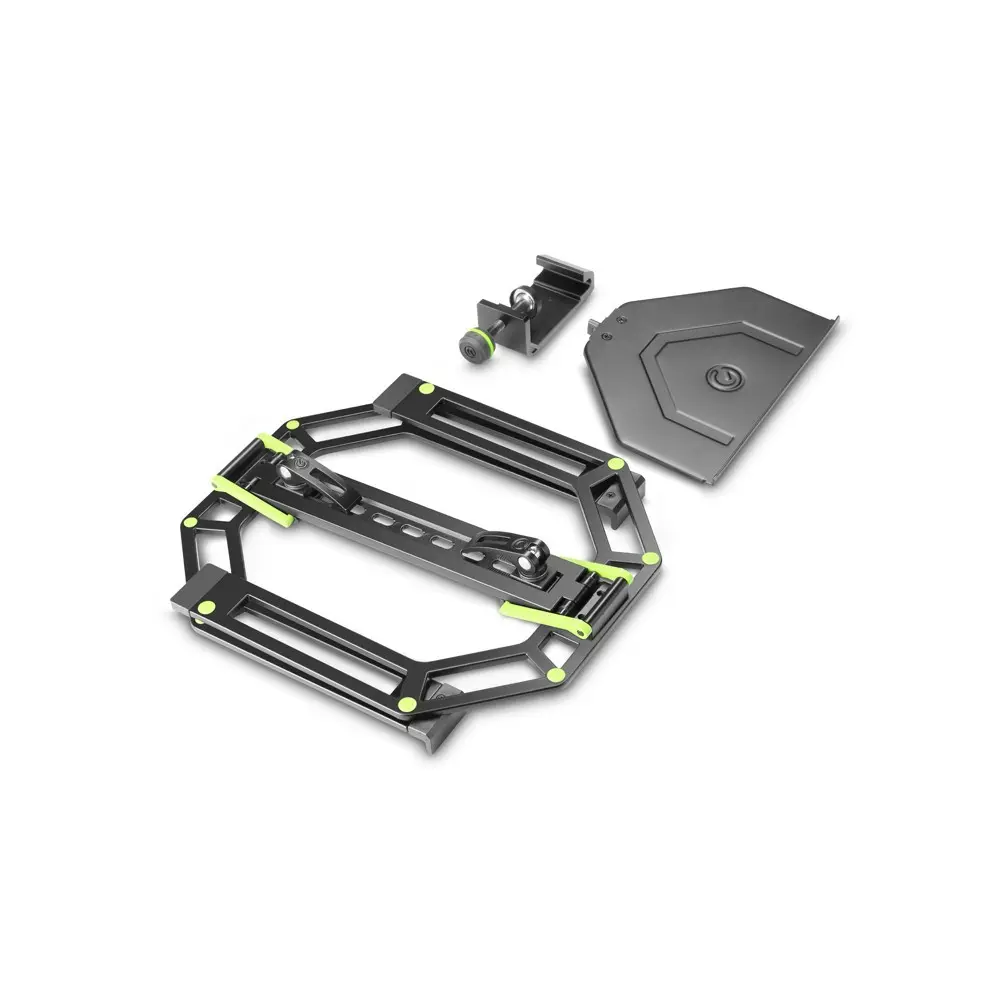 Soporte de Notebook y Controlador DJ Gravity LTS01B plegable con bandeja extra