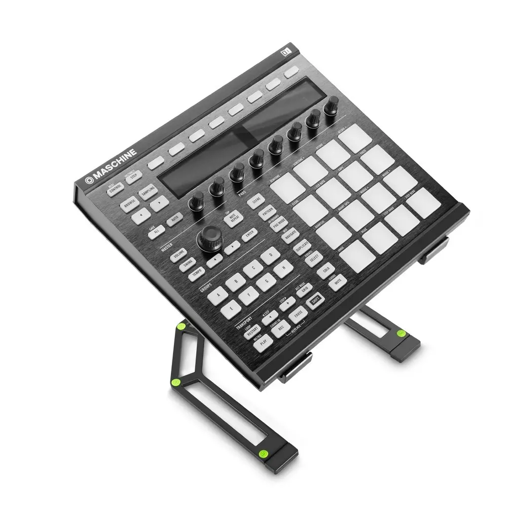 Soporte de Notebook y Controlador DJ Gravity LTS01B plegable con bandeja extra