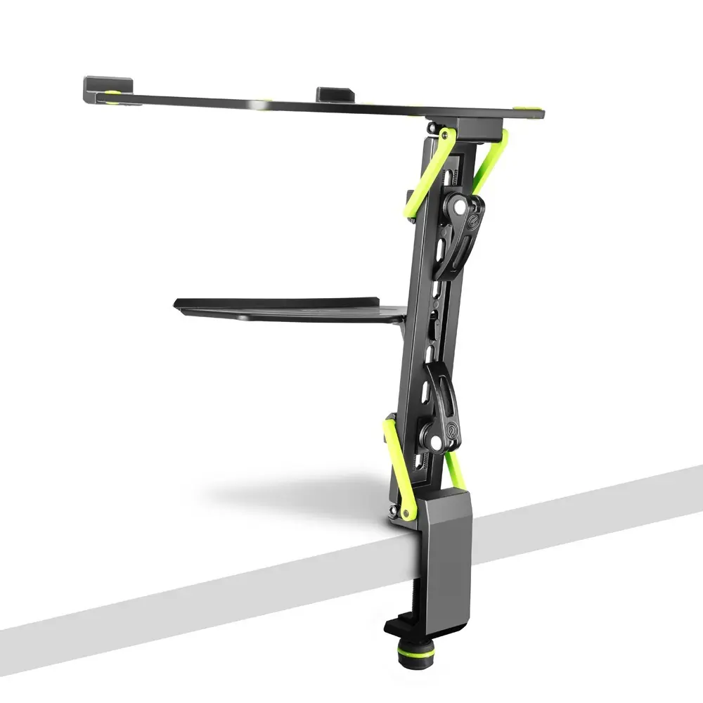 Soporte de Notebook y Controlador DJ Gravity LTS01B plegable con bandeja extra