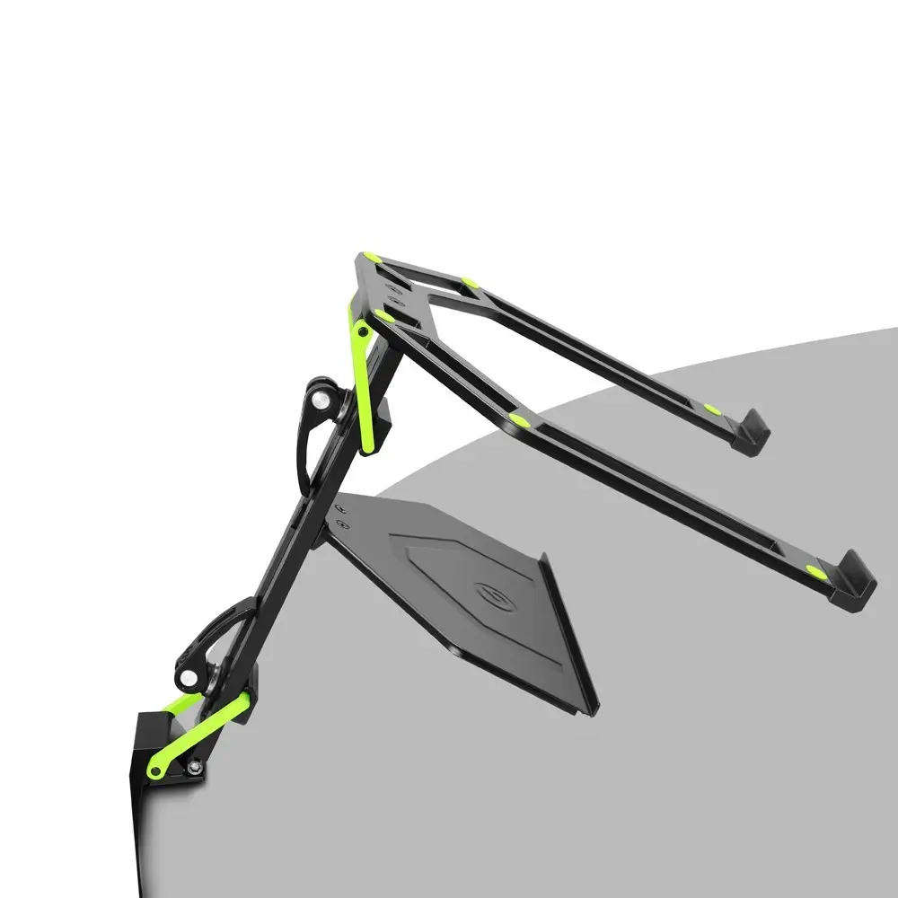 Soporte de Notebook y Controlador DJ Gravity LTS01B plegable con bandeja extra