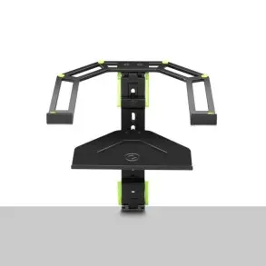 Soporte de Notebook y Controlador DJ Gravity LTS01B plegable con bandeja extra