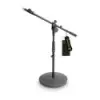Soporte de Microfono Tipo Boom Corto Gravity MS2222B con base redonda pesada y ajuste telescopico