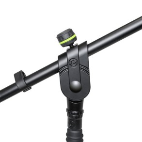 Soporte de Microfono Tipo Boom Corto Gravity MS2222B con base redonda pesada y ajuste telescopico