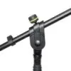 Soporte de Microfono Tipo Boom Corto Gravity MS2222B con base redonda pesada y ajuste telescopico