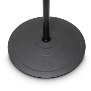 Soporte de Microfono Tipo Boom Corto Gravity MS2222B con base redonda pesada y ajuste telescopico