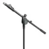 Soporte de Microfono Tipo Boom Corto Gravity MS2222B con base redonda pesada y ajuste telescopico