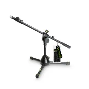 Soporte de Microfono Tipo Boom extra Corto Gravity MS3122HDB con ajuste telescopico