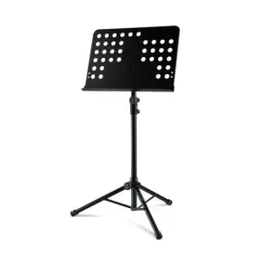 Atril De Director de 3 Tramos Plegable Gravity NS411 Negro