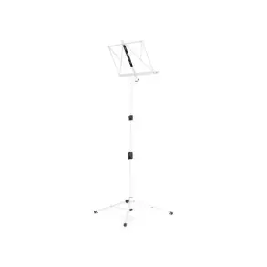 Atril De Partituras de 3 Tramos Plegable con Funda Gravity NS441W Blanco