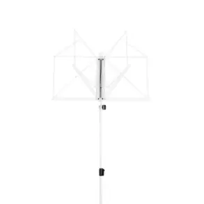 Atril De Partituras de 3 Tramos Plegable con Funda Gravity NS441W Blanco