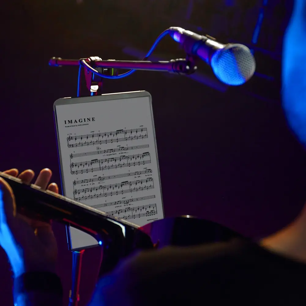 Bandeja Porta partituras o tablet Portatil multi proposito Gravity NSMS02 atril