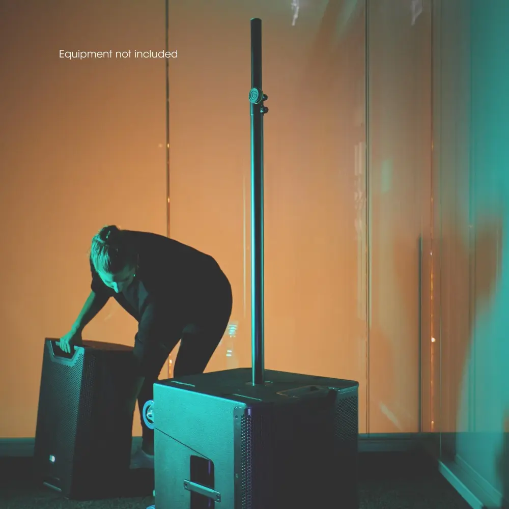 Soportes para Bafle Satelite Mount Pole Gravity SP2342GSB regulacion a GAS hasta 1,8m M20