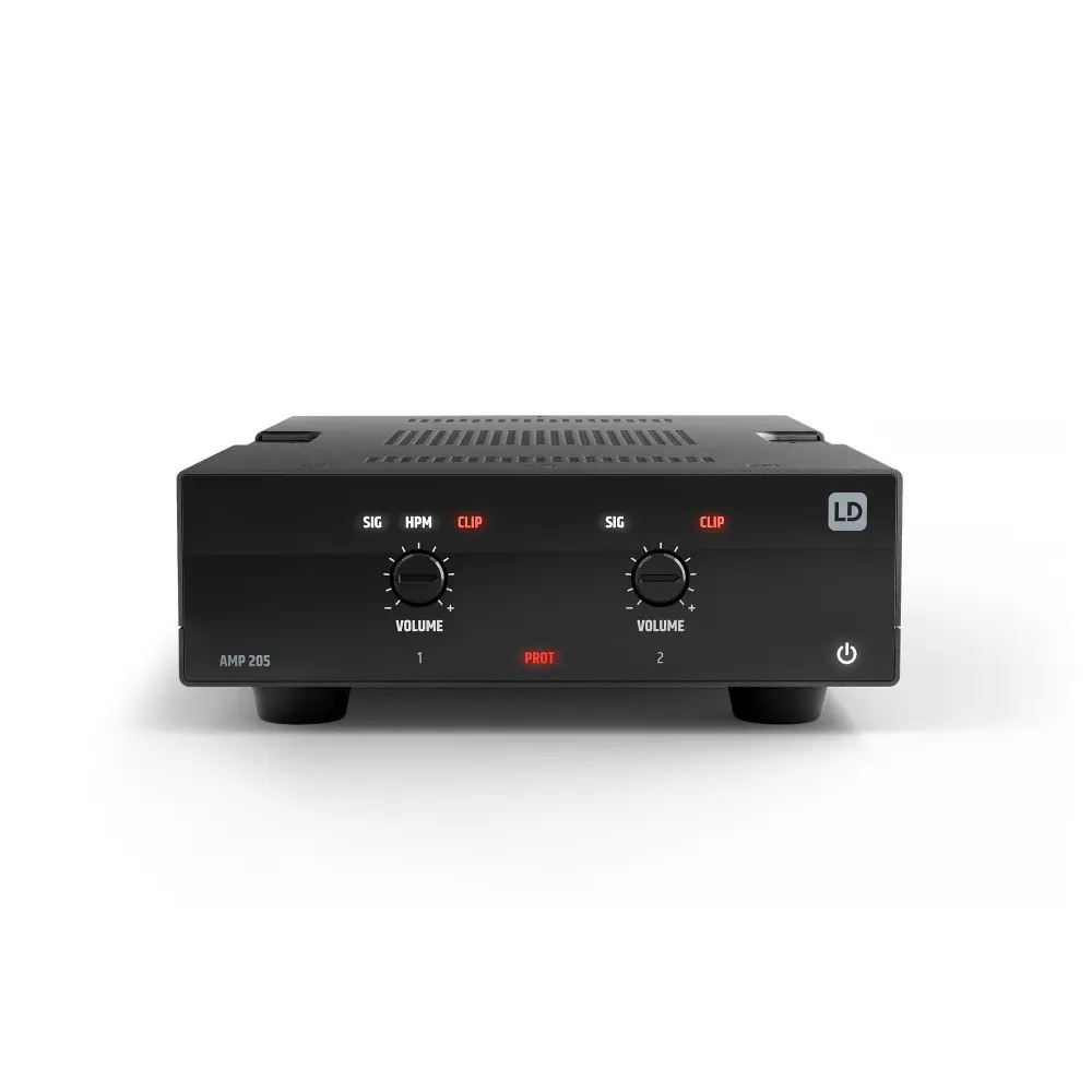 Miniamplificador Instalación 2x50 W 4 Ohms LD Systems AMP205