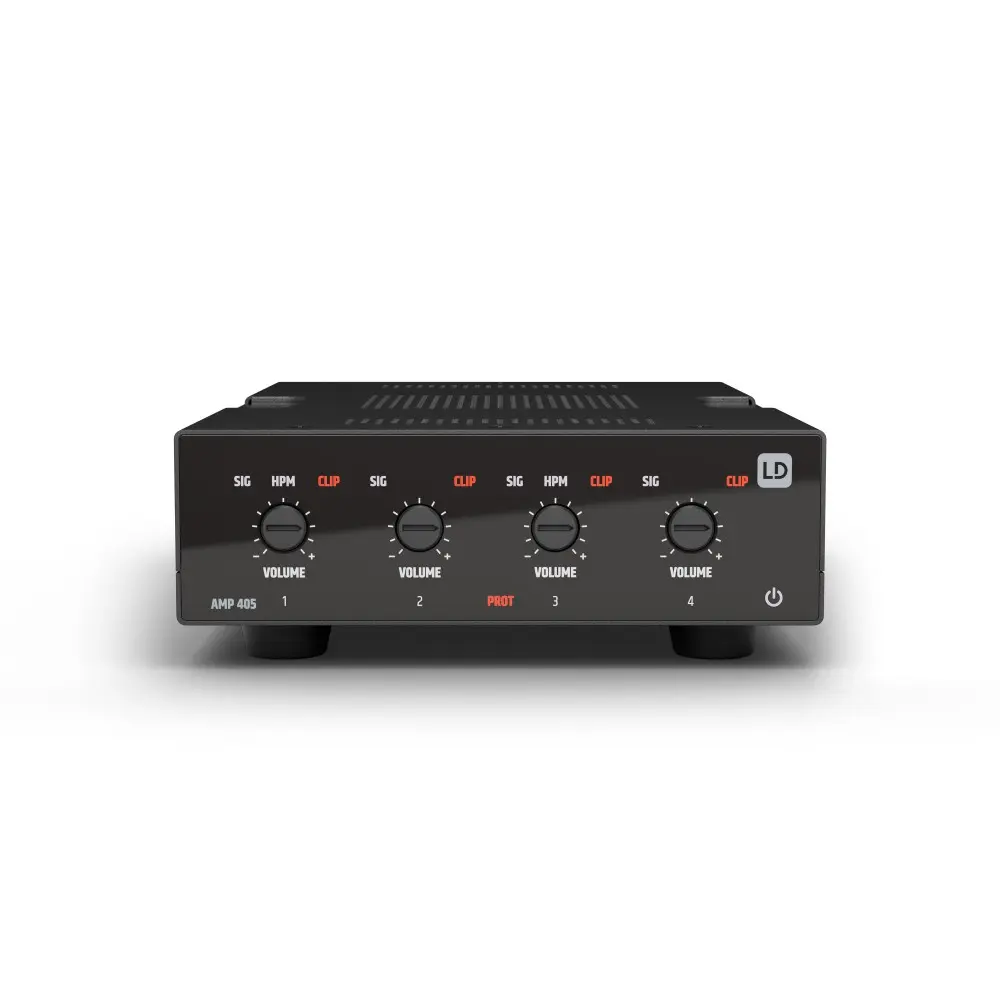 Potencia Instalacion 4x50 W 4 Ohms LD Systems AMP405
