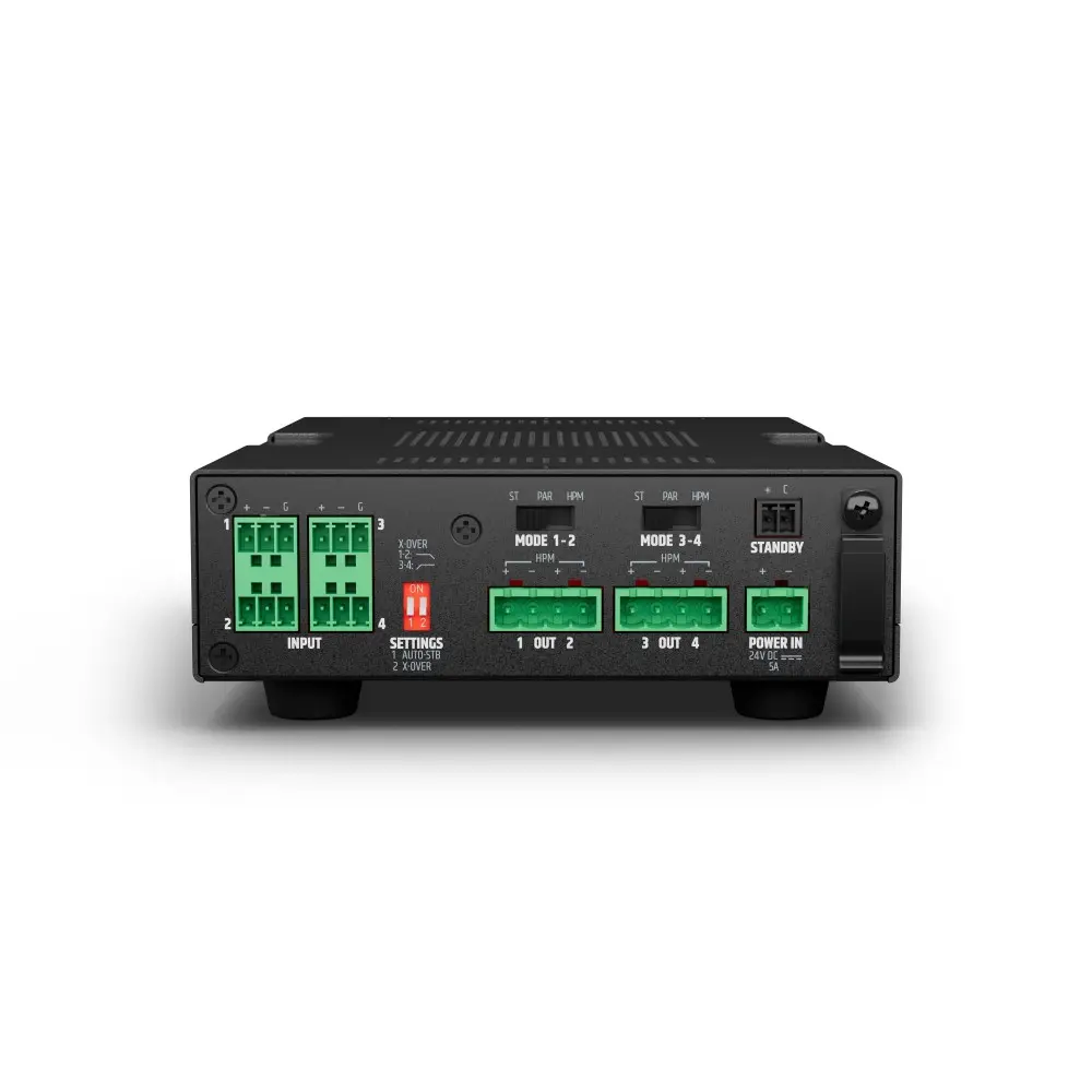 Potencia Instalacion 4x50 W 4 Ohms LD Systems AMP405