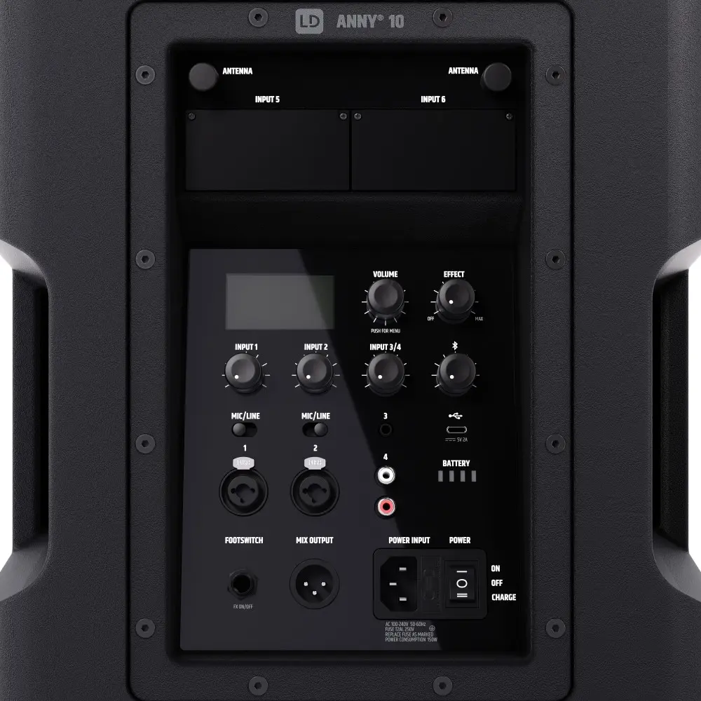 Sistema PA Portatil de 10" LD Systems ANNY10