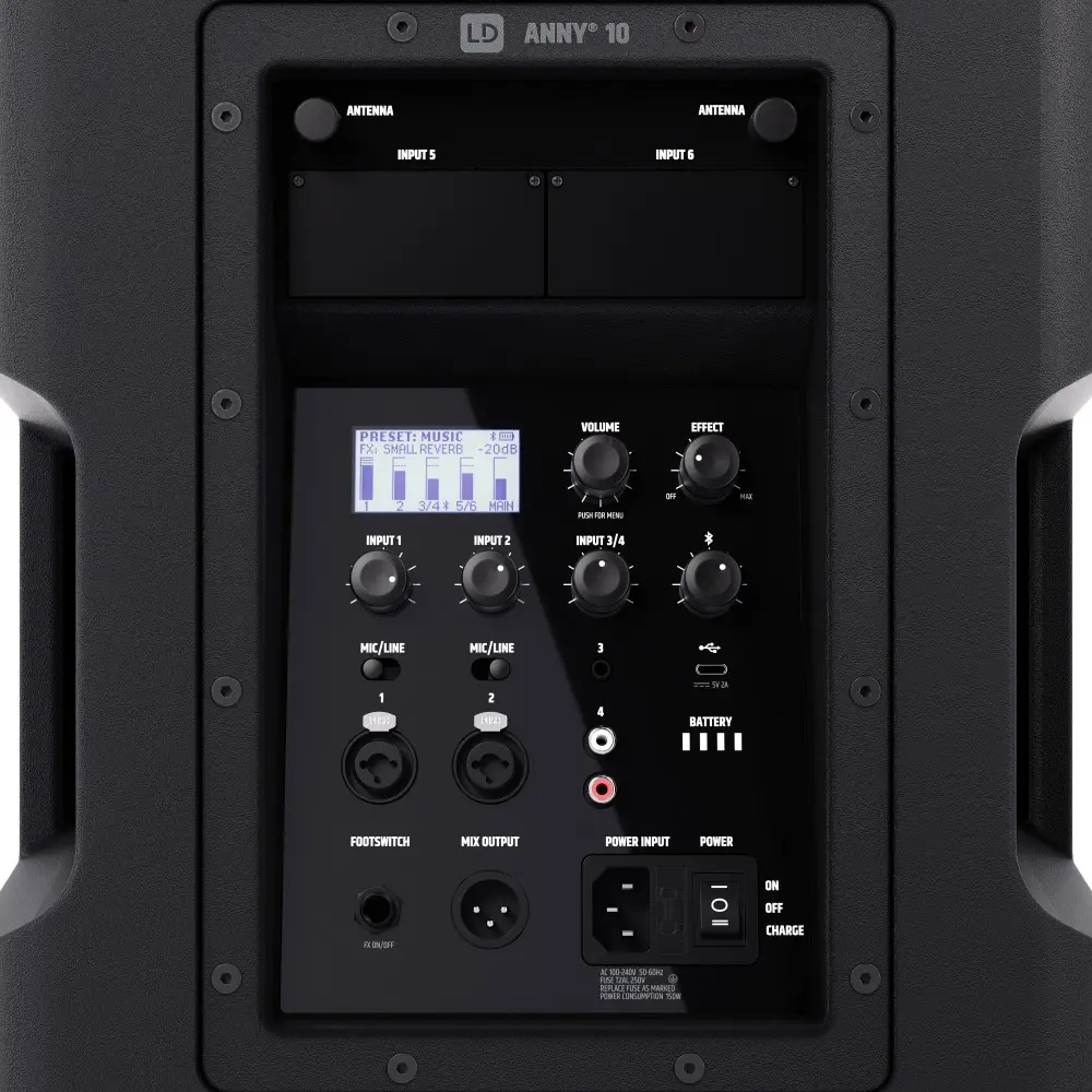 Sistema PA Portatil de 10" LD Systems ANNY10