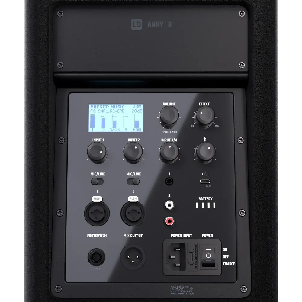 Sistema PA Portatil de 8" LD Systems ANNY8
