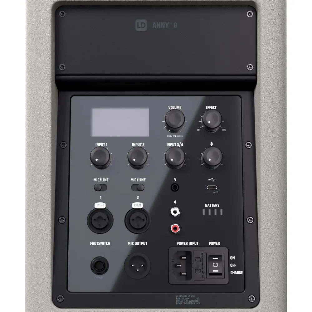 Sistema PA Portatil de 8" Gris LD Systems ANNY8G