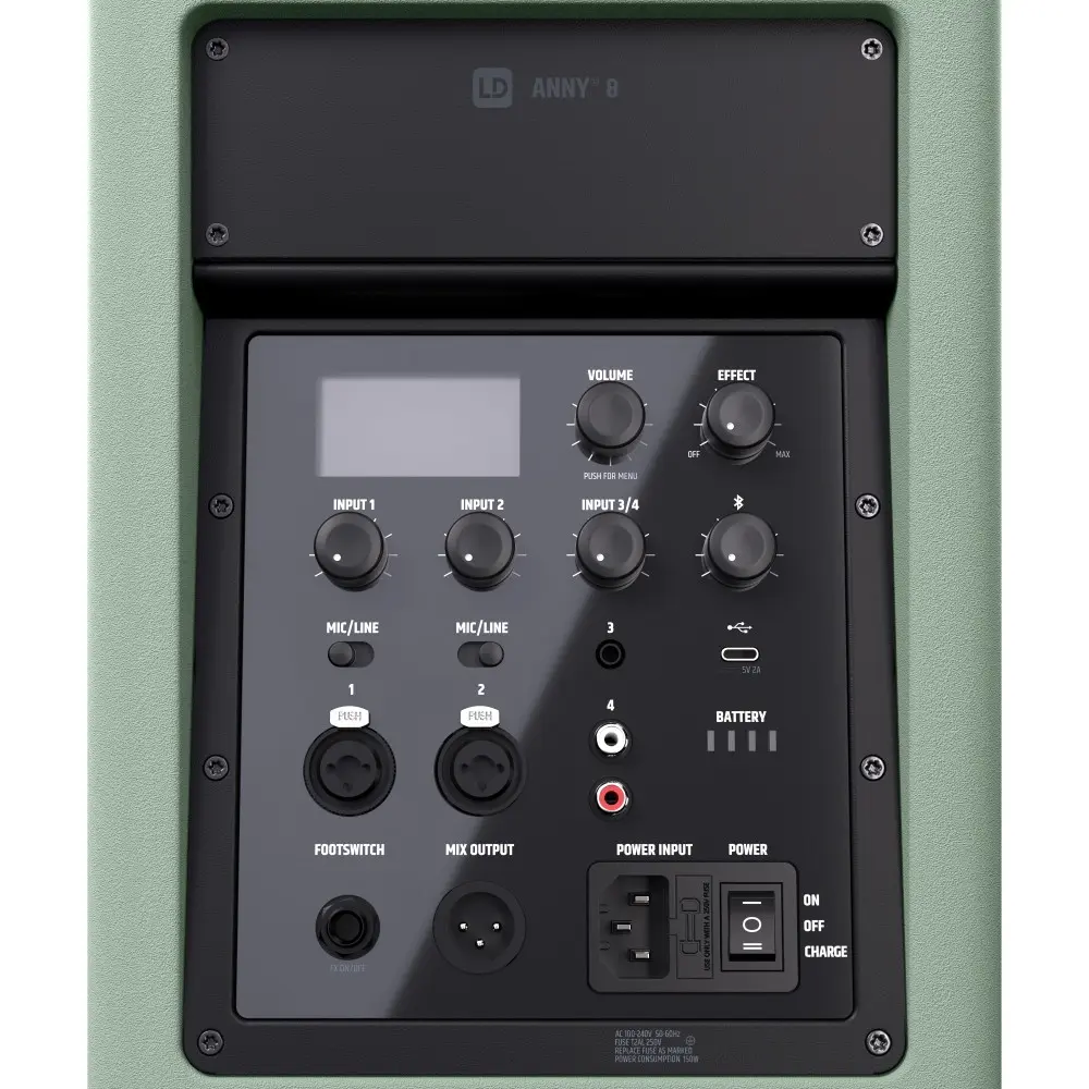 Sistema PA Portatil de 8" Verde LD Systems ANNY8GN