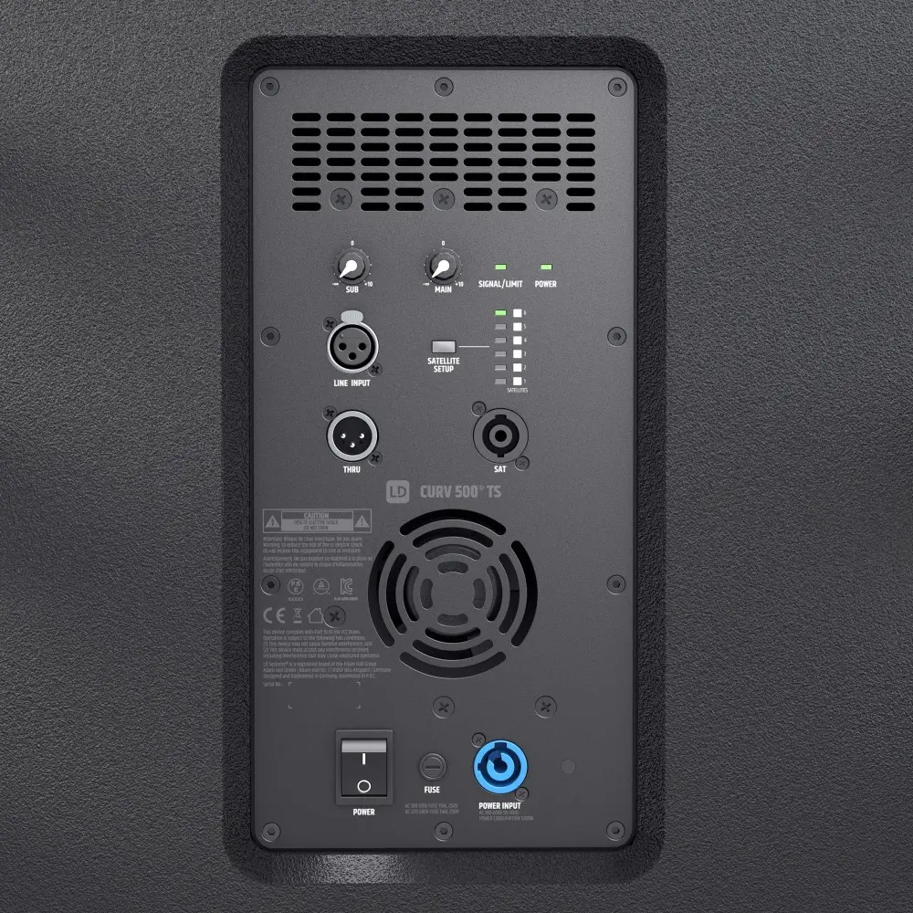 Sistema PA 1000W de 1x4" LD Systems CURV500TS