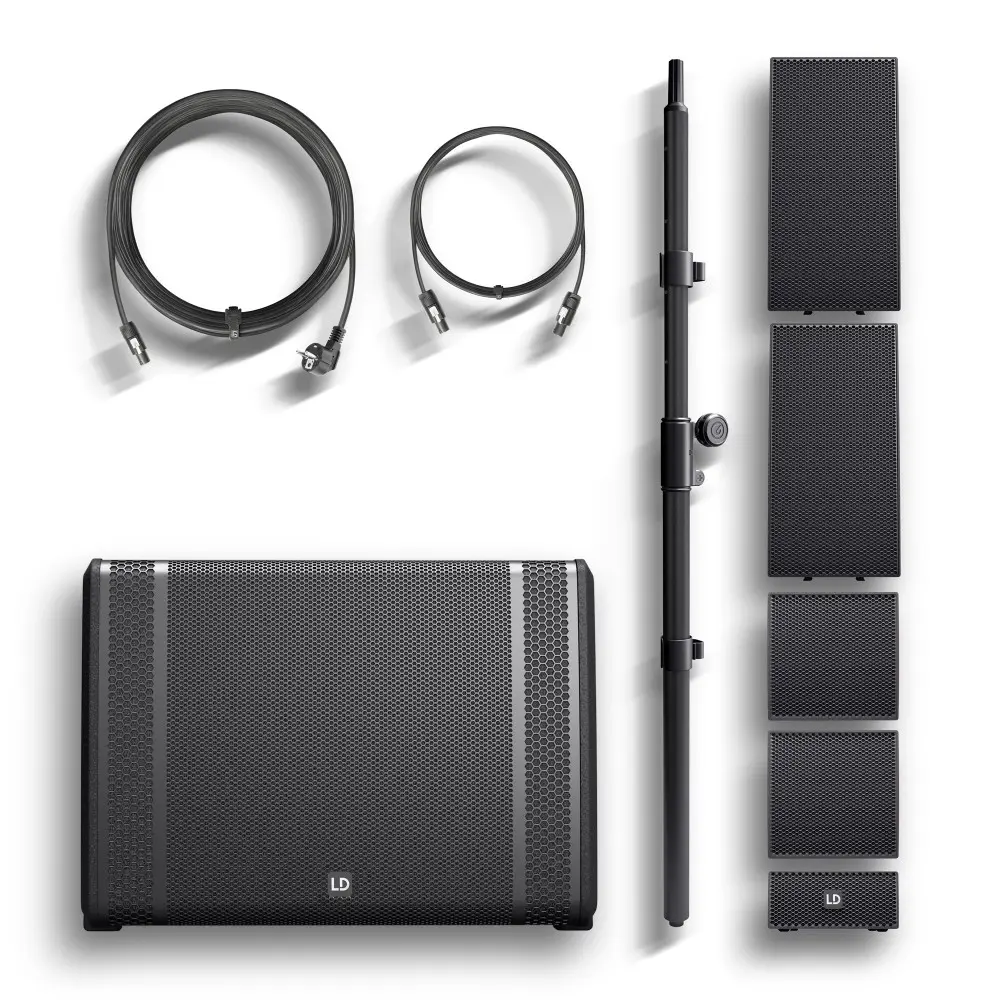 Sistema PA 1000W de 1x4" LD Systems CURV500TS