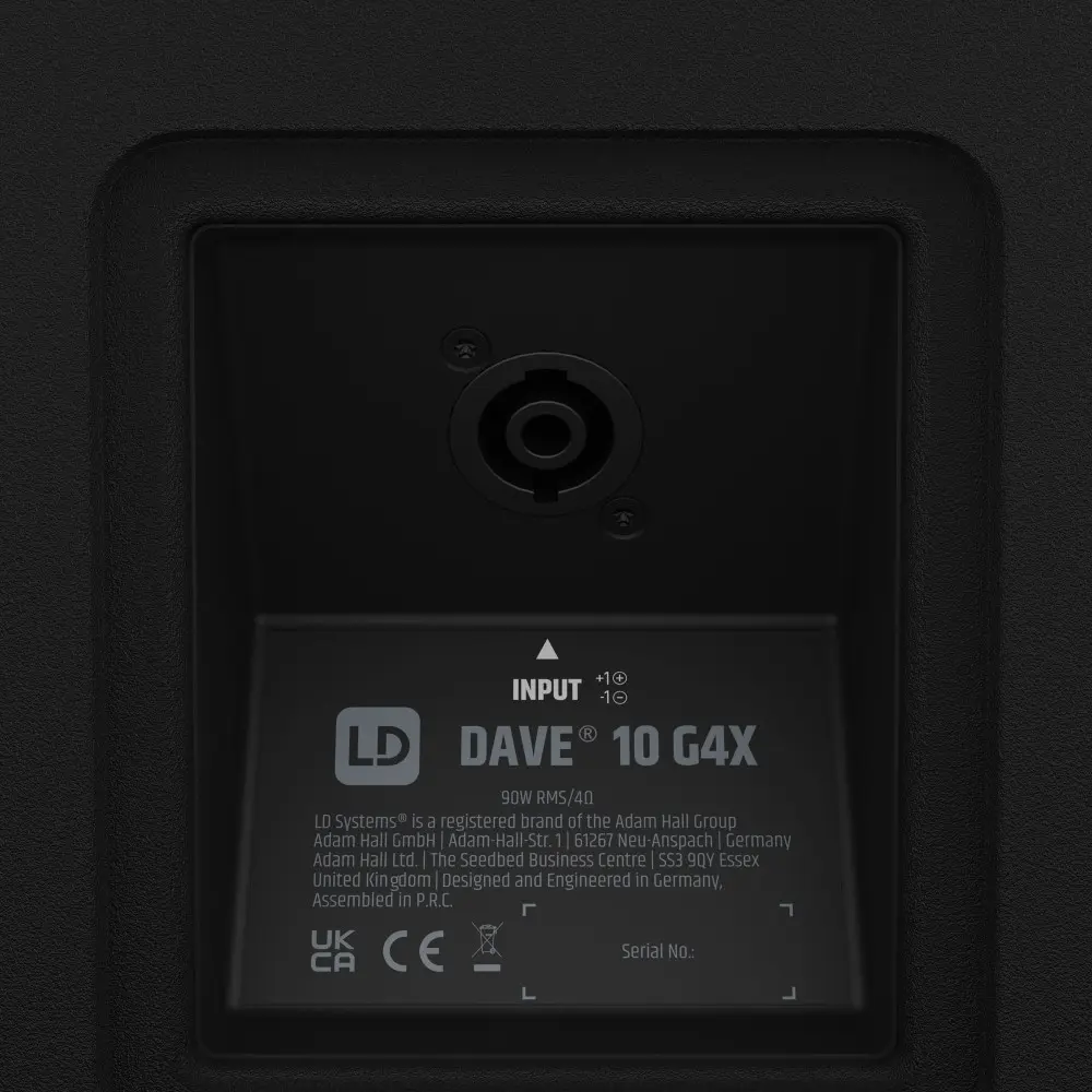 Sistema PA 2.1 de 340W 2x4" LD Systems DAVE10G4X