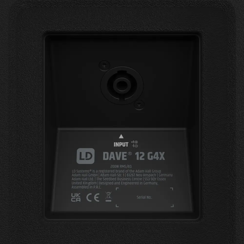Sistema PA 2.1 de 340W 2x4" LD Systems DAVE12G4X