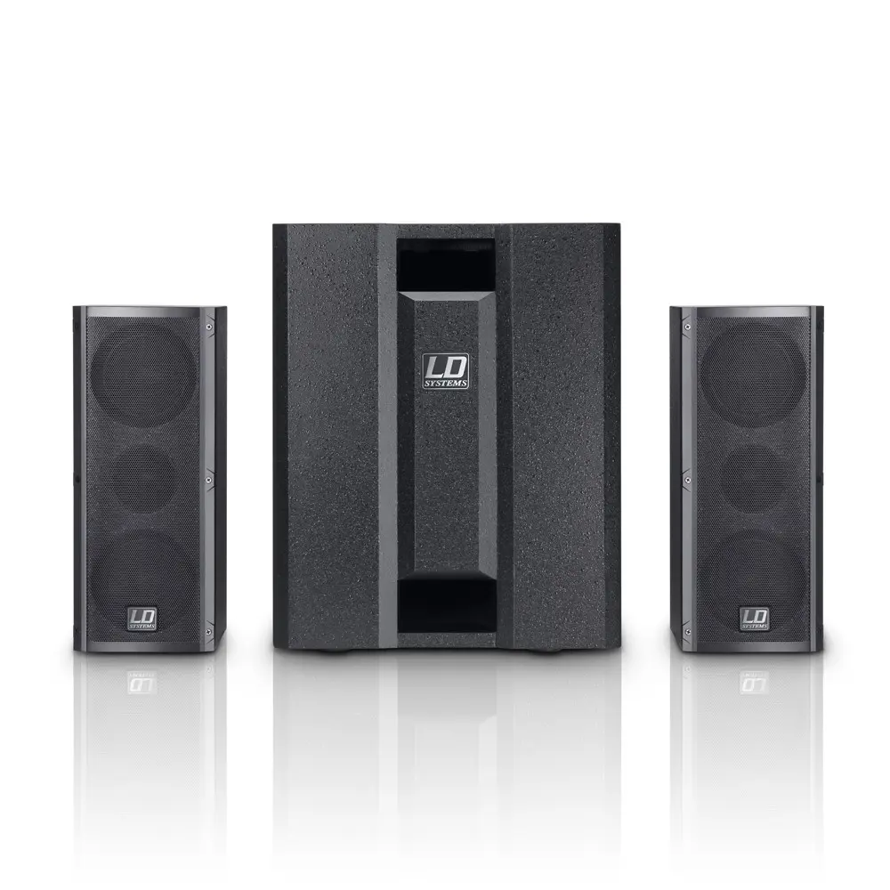 Sistema PA 2.1 de 2x4" 350W LD Systems DAVE8ROADIE