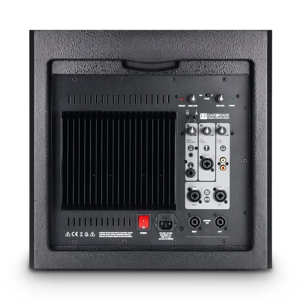 Sistema PA 2.1 de 2x4" 350W LD Systems DAVE8ROADIE