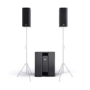 Sistema PA 2.1 de 2x4" 350W LD Systems DAVE8ROADIE