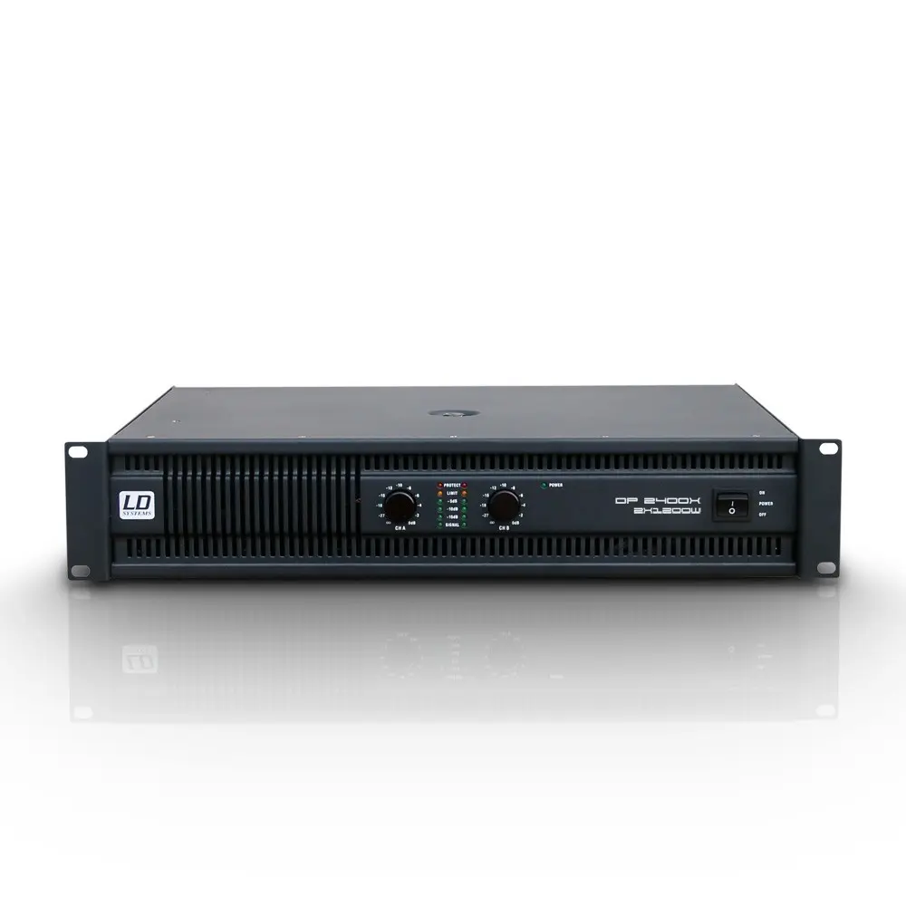 Potencia Amplificador de PA 2 x 1200W 2 Ohms LD Systems DP2400X
