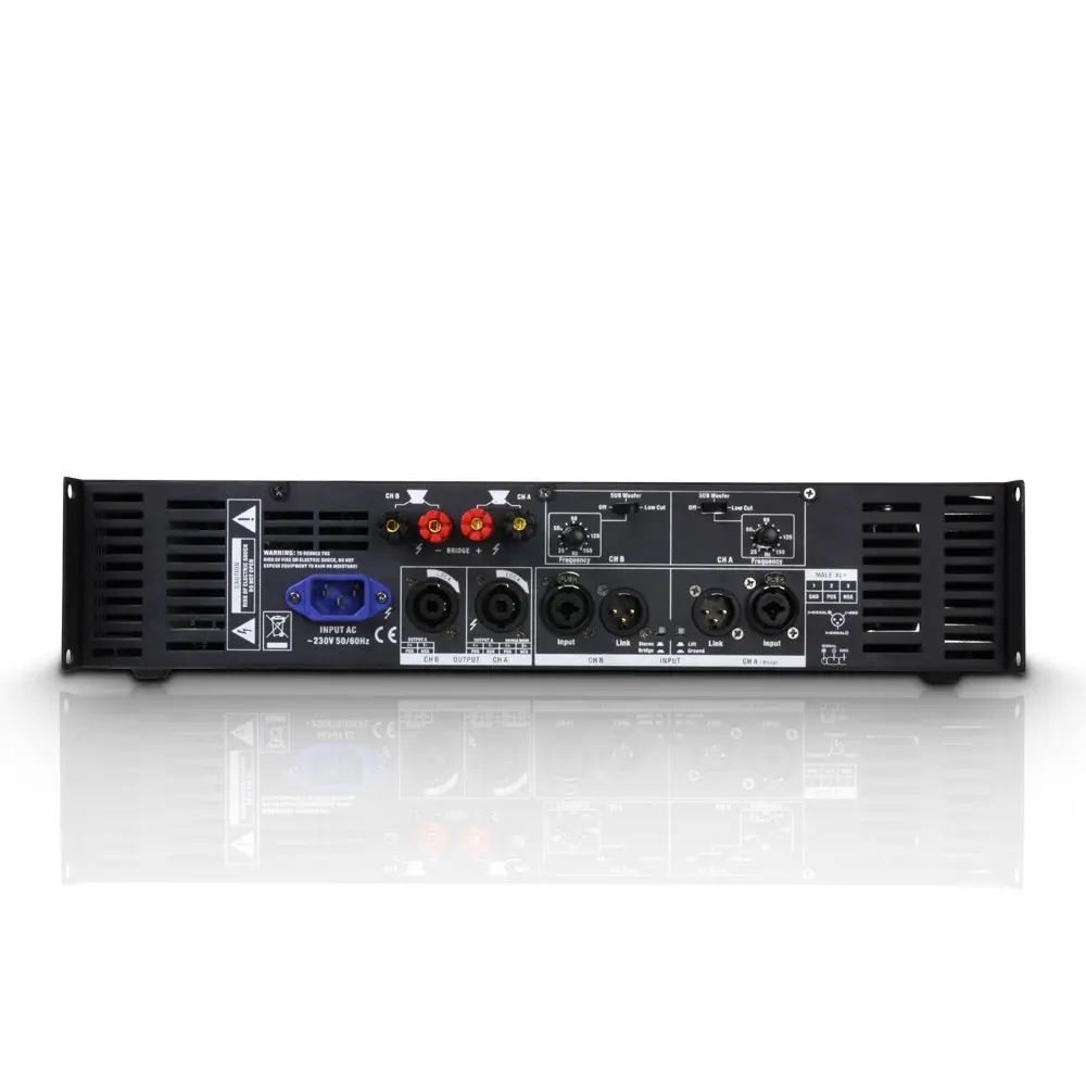 Potencia Amplificador de PA 2 x 1200W 2 Ohms LD Systems DP2400X