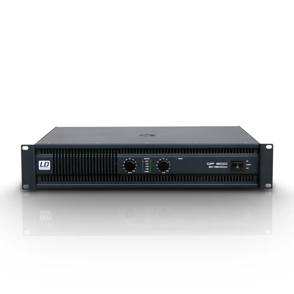 Amplificador de potencia PA 2 x 300 W 2 Ohmios LD Systems DP600