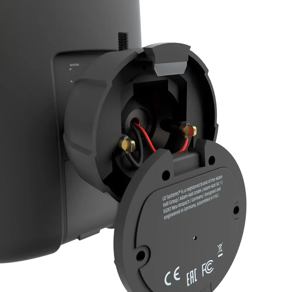 Bafles Interior Exterior 3" 140W 16 Ohms LD Systems DQOR5TB 70-100v
