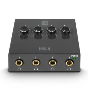 Amplificador de Auriculares de 4 Canales LD Systems HPA4