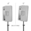 Bafle Activo 300W de 12" Blanco LD Systems ICOA12AW