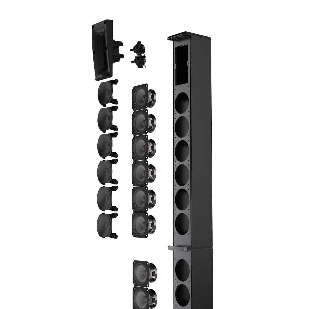 Sistema PA Activo de Instalacion de 12x3" 1030W Negro LD Systems MAUI28G3MIX