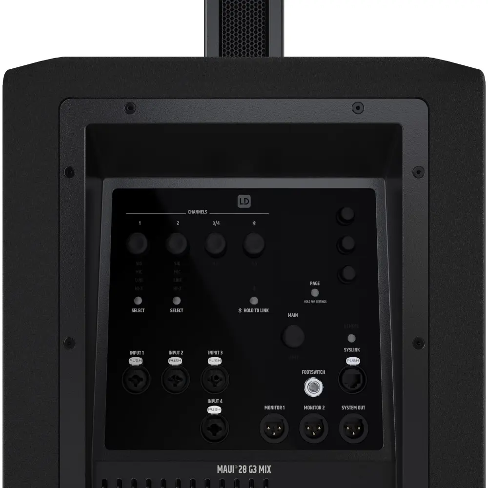 Sistema PA Activo de Instalacion de 12x3" 1030W Negro LD Systems MAUI28G3MIX