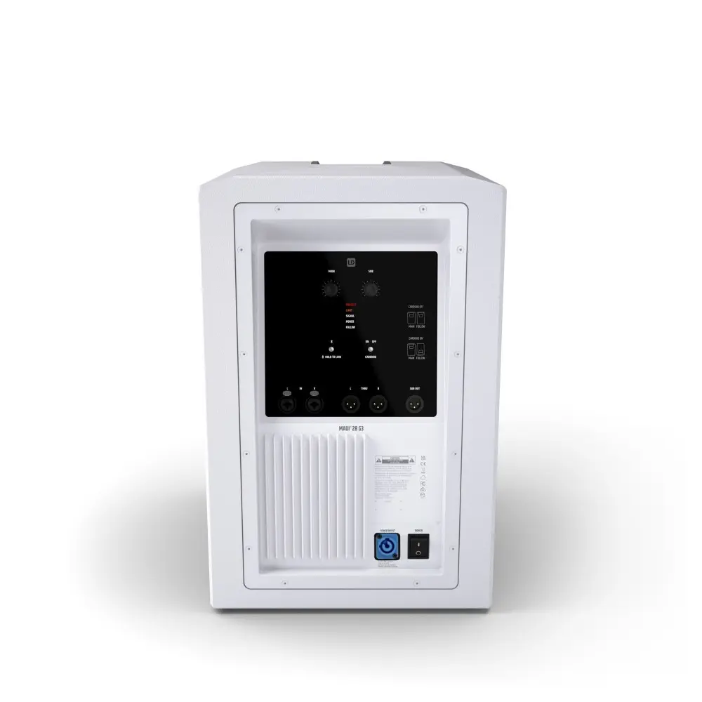 Sistema PA Activo de Instalacion de 12x3" 1030W Blanco LD Systems MAUI28G3W