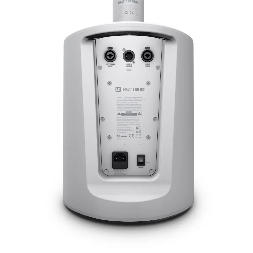 Sistema PA Pasivo de Instalacion de 4x3" 200W Blanco LD Systems MAUI5GO100W