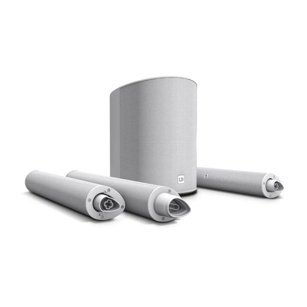 Sistema PA Pasivo de Instalacion de 4x3" 200W Blanco LD Systems MAUI5GO100W